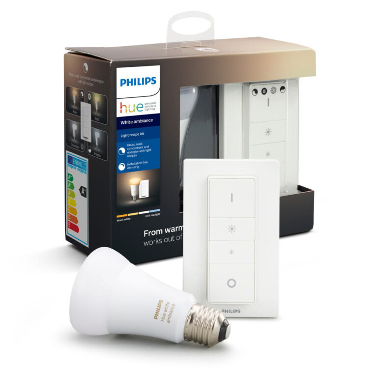 LED PIRN PHILIPS HUE WHITE AMB E27 8.5W + LÜLITI