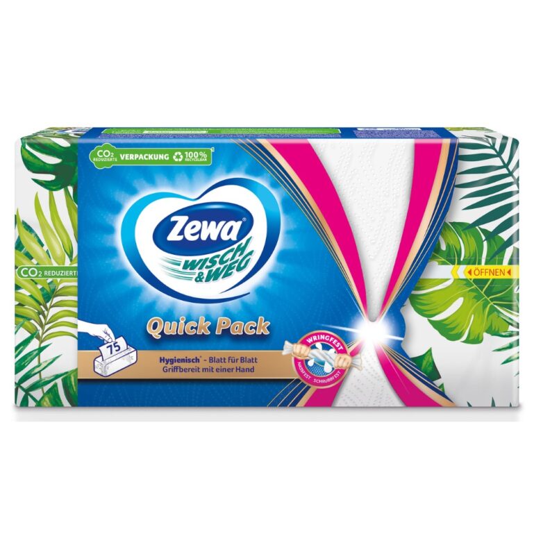 LEHTRÄTIKUD ZEWA WISCH&WEG QUICK 75 LEHTE 2 KIHTI
