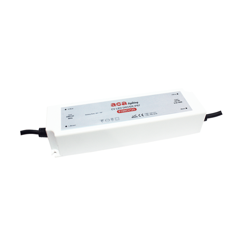 TRAFO 100W CV LED 230V-12V 8,3A IP67