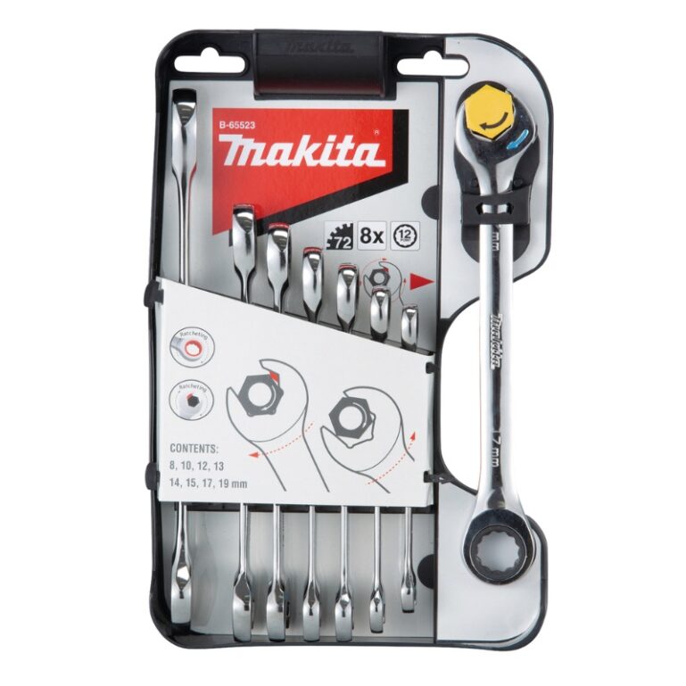 LEHT-SILMUSNARREVÕTMETE KOMPLEKT 8 OSA MAKITA B-65523