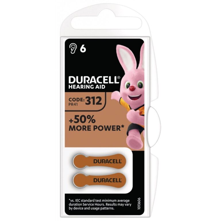 PATAREI DURACELL 312 6TK