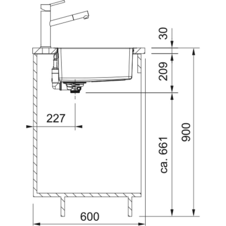 VALAMU FRANKE MARIS MRX 210-45 490*440MM - Image 2
