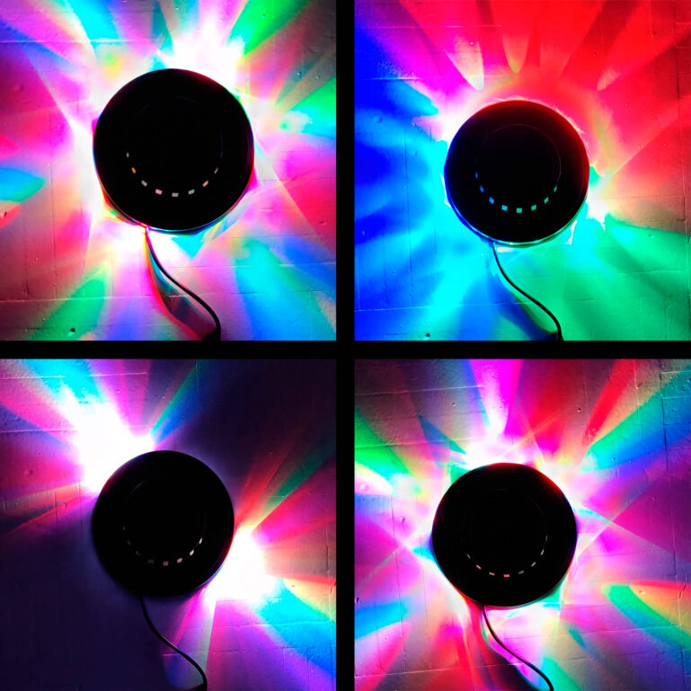LED VALGUSTI MUUSIKASENSORIGA 2W RGB - Image 4