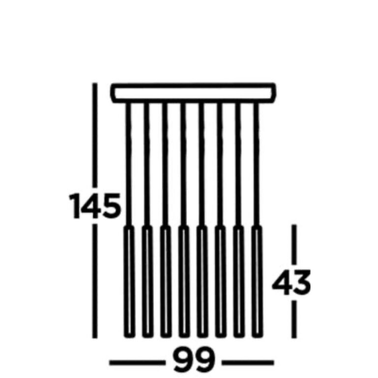 LAEVALGUSTI WANDS 8*4,2W LED 1019LM MUST - Image 5