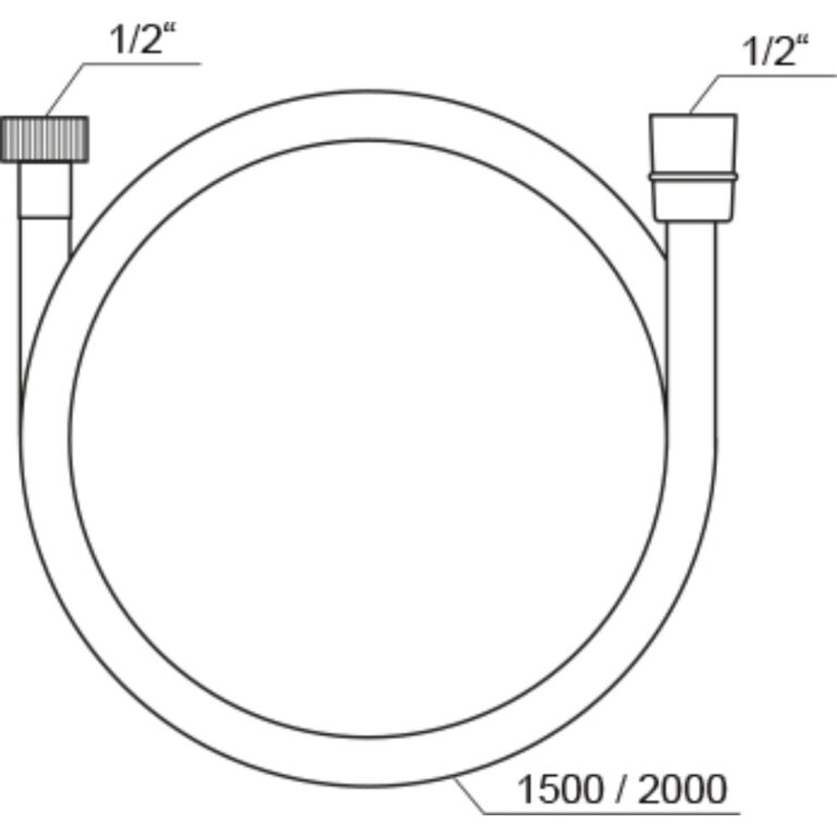 DUŠIVOOLIK SATINFLEX 150CM VALGE RAVAK - TELLIMISEL - Image 2