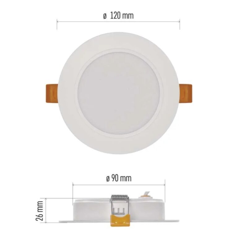 LED ALLVALGUSTI EMOS RUBIC 9W 900LM 4000K ZD1432 D12CM - Image 5