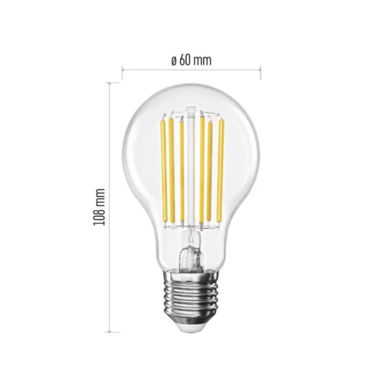 LED PIRN EMOS 7,2W(100W) NW E27 A60 1521LM FILAMENT - Image 4