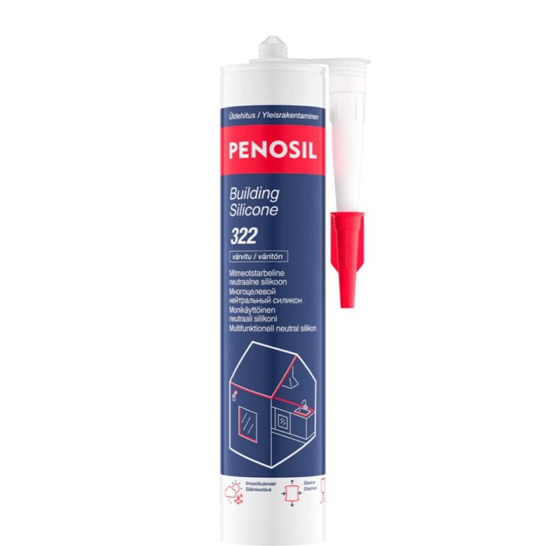 NEUTRAALNE MITMEOTSTARBELINE SILIKOON PENOSIL BUILDING SILICONE 322 MUST 300ML