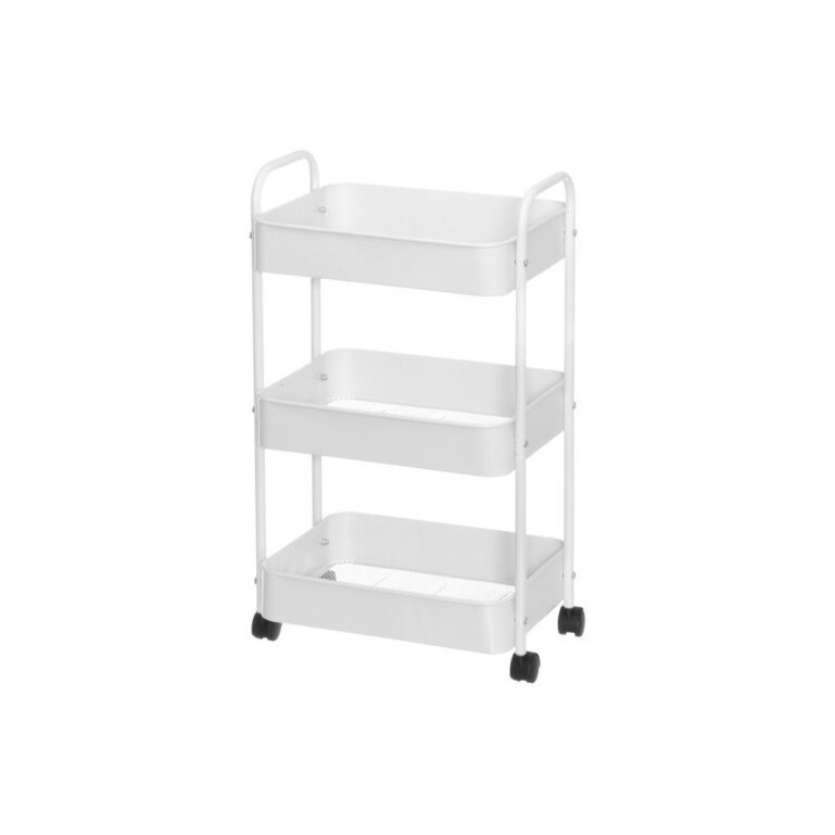 KÄRURIIUL RATASTEL 4LIVING VALGE 44*31*71CM