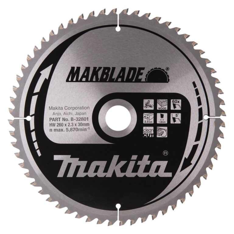 SAEKETAS MAKITA 260*30/60T/2,3 5° B-32801