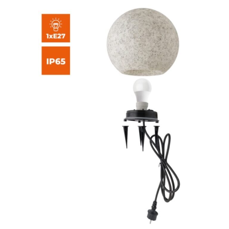 VÄLISVALGUSTI 1*E27 PALL 28CM IP65 KOBI - Image 2