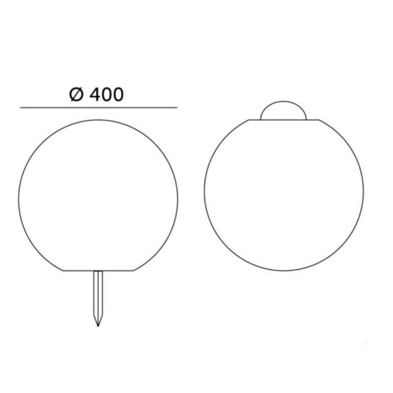 VÄLISVALGUSTI SOLAR PALL 40CM RGB +PULT KOBI - Image 5