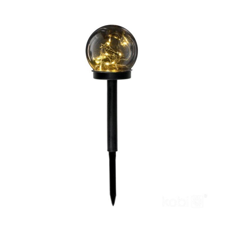 VÄLISVALGUSTI SOLAR POST GLOBE 3000K IP44 0,12W 34CM 5TK KOBI - Image 4