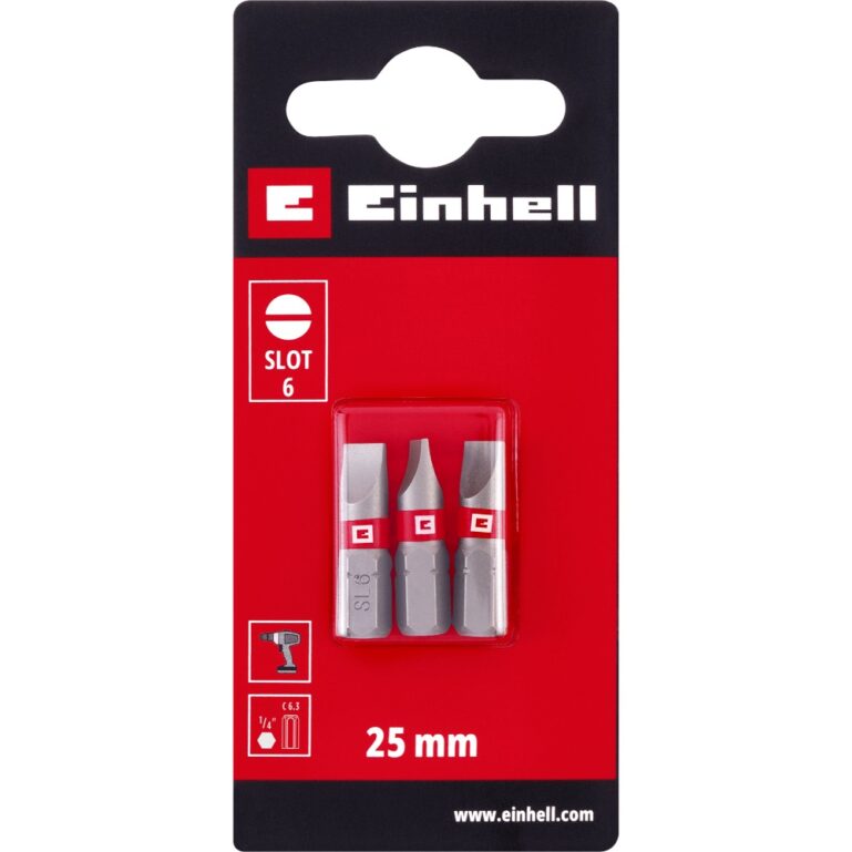 KRUVIKEERAJA OTSAK LAPIK 6MM*25MM 3TK EINHELL 130100 - Image 2