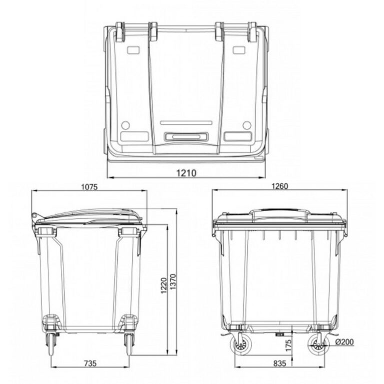 PRÜGIKONTEINER ESE MGB 1100L HALL - Image 2