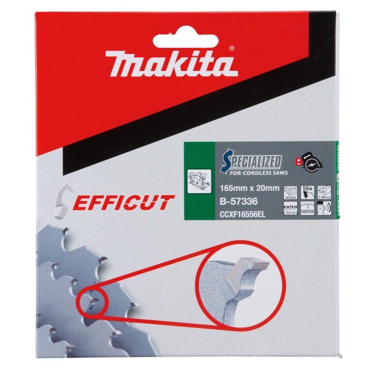 SAEKETAS MAKITA 165*20/56T/1,45  MDF JA LAMINAAT B-57336 - Image 3