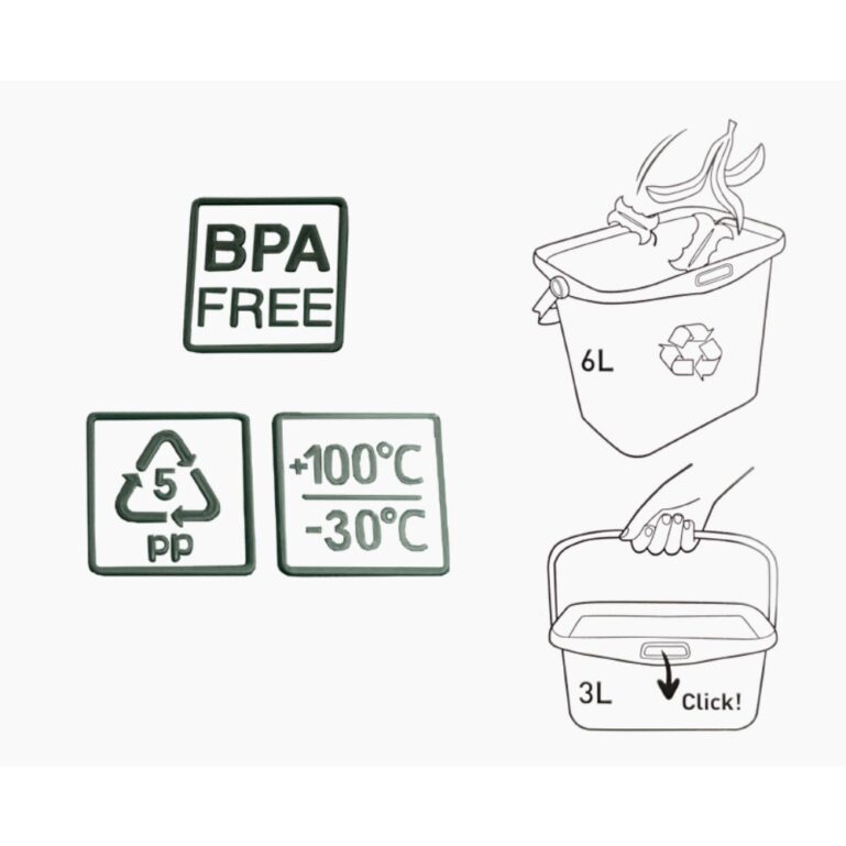 BIOJÄÄTMETE KONTEINER MULTIBOX 3L - Image 3