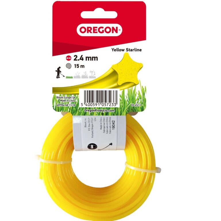 TRIMMIJÕHV OREGON 2,4MM x15M TÄHT KOLLANE