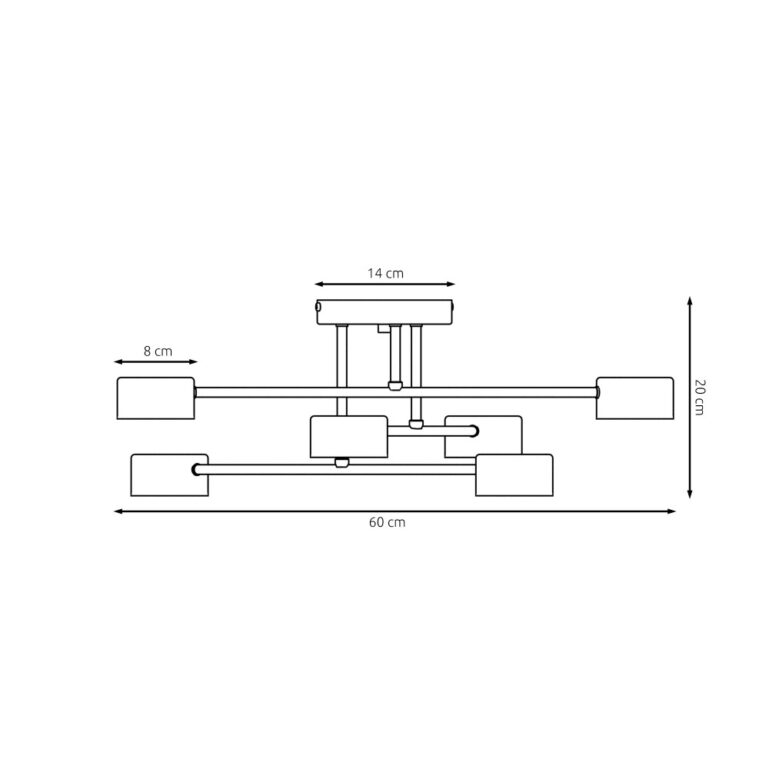 LAEVALGUSTI HALO 6 GX53 6*8W MUST - Image 8