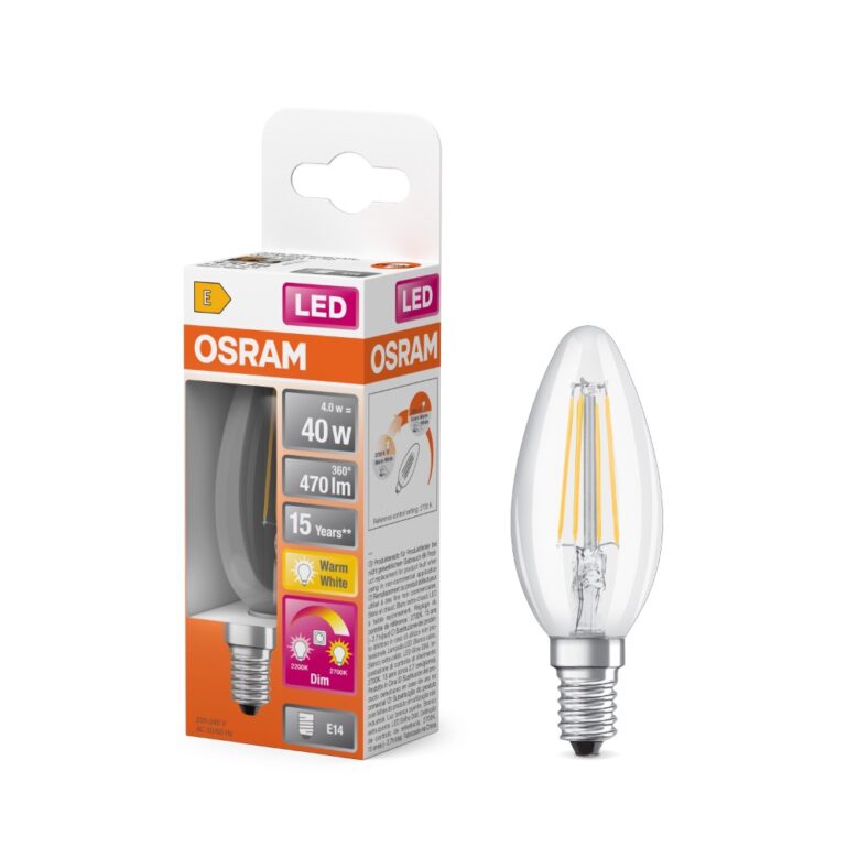 LED PIRN E14 4W KÜÜNAL KLAAR SOE DIMMERDATAV OSRAM - Image 3