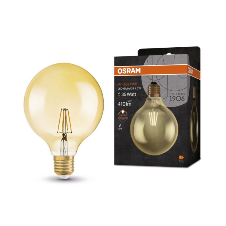 LED PIRN 4W/824 E27 VINTAGE 1906 G125 KULD OSRAM - Image 4