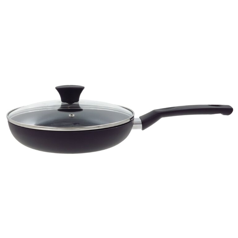 PRAEPANN BLACK CERAMIC 24CM KLAASIST KAANEGA, MATT KERAAMILINE, INDUKTSIOON