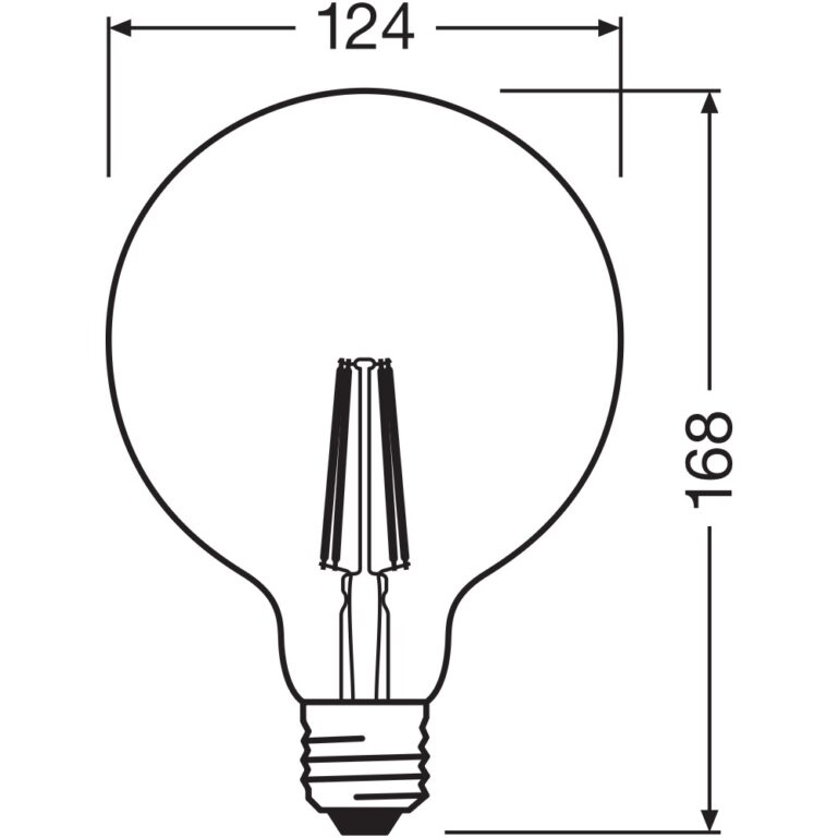 LED PIRN 4W/824 E27 VINTAGE 1906 G125 KULD OSRAM - Image 3