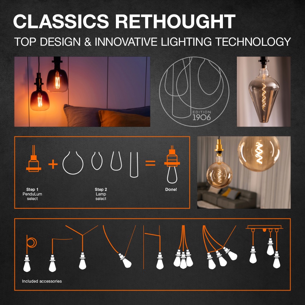 LED PIRN 4W/824 E27 VINTAGE 1906 G125 KULD OSRAM - Image 2