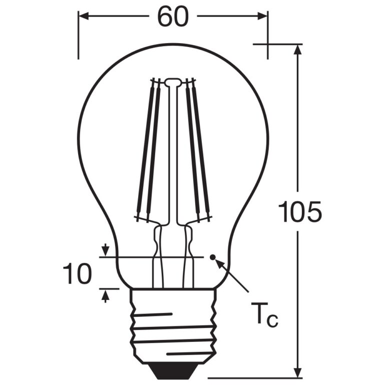 LED PIRN E27 4W KLAAR SOE 470LM OSRAM - Image 3