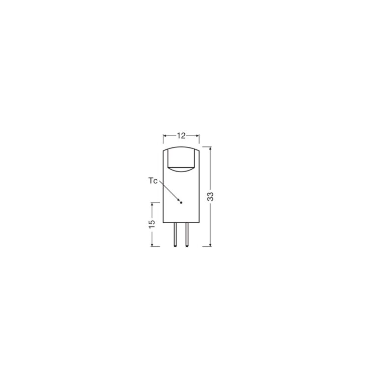 LED PIRN G4 1,5W/827 12V 200LM OSRAM 2TK/PK - Image 2
