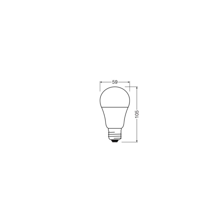 LED PIRN E27 8W SOE CLA60FR OSRAM LEDSTAR - Image 2