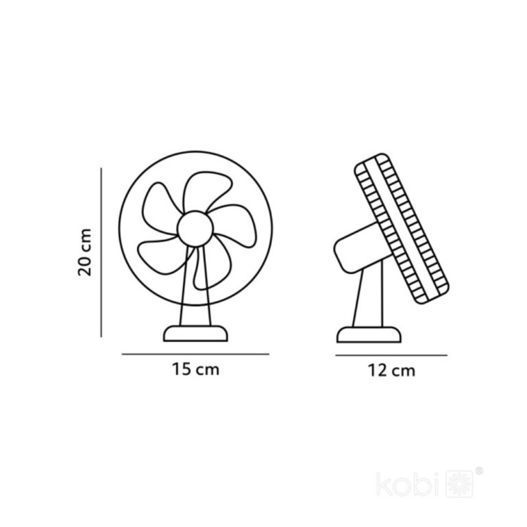 LAUAVENTILAATOR VIENTO CLIP USB LAETAV MUST KOBI - Image 2