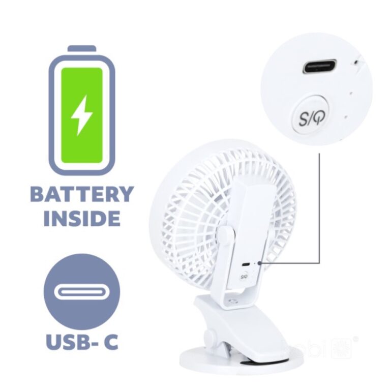 LAUAVENTILAATOR VIENTO CLIP USB LAETAV VALGE KOBI - Image 4