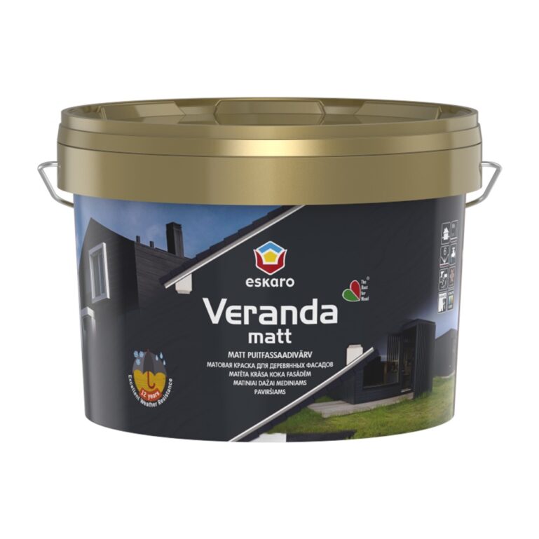 PUITFASSAADIVÄRV VERANDA MATT A 18L