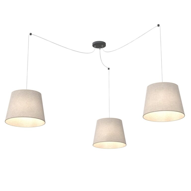 LAEVALGUSTI ASCOT E27 3*15W BEEŽ