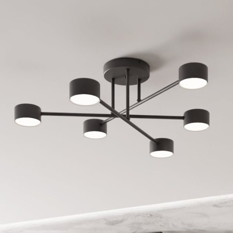 LAEVALGUSTI HALO 6 GX53 6*8W MUST