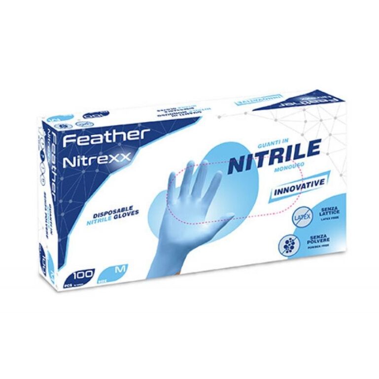 NITRIILKINDAD FEATHER ÜHEKORDSED 100TK S