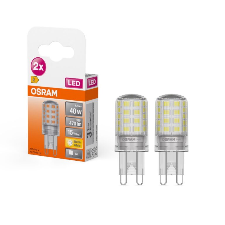 LED PIRN G9 4,2W/827 470LM OSRAM 2TK/PK - Image 3