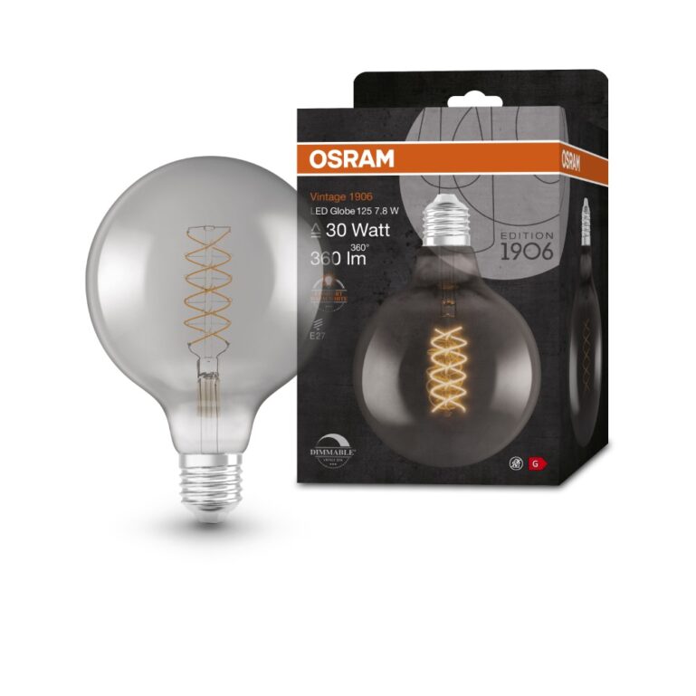 LED PIRN VINTAGE E27 7,8W 360LM 1800K DIMMERDATAV CLG125 OSRAM - Image 3