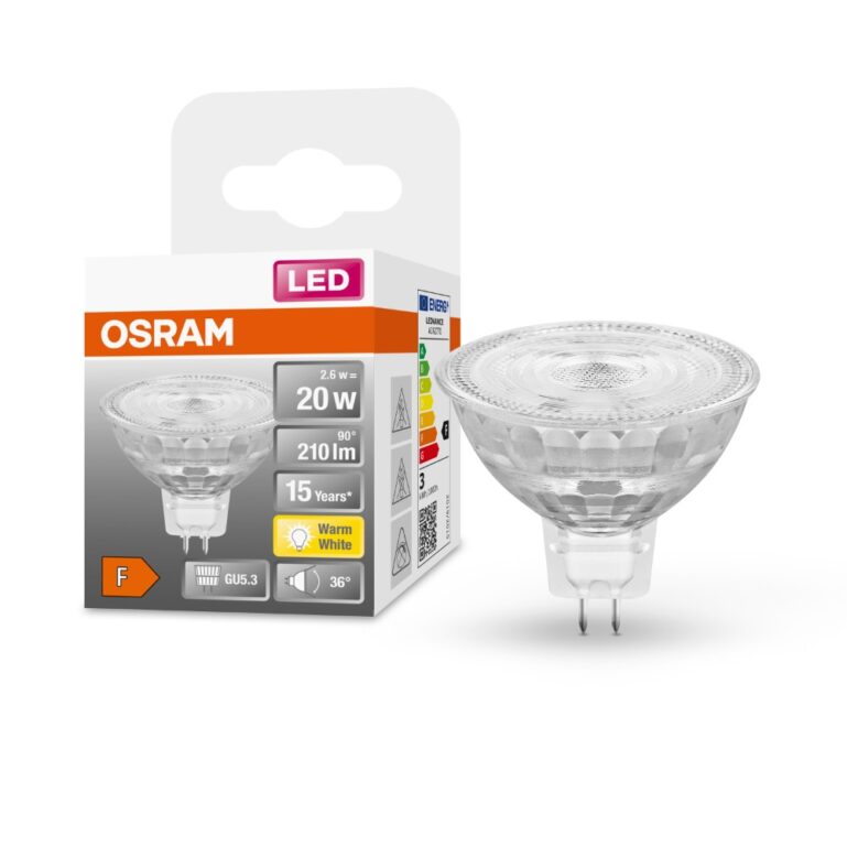 LED PIRN GU5,3 2,6W 12V SOE 210LM OSRAM - Image 3