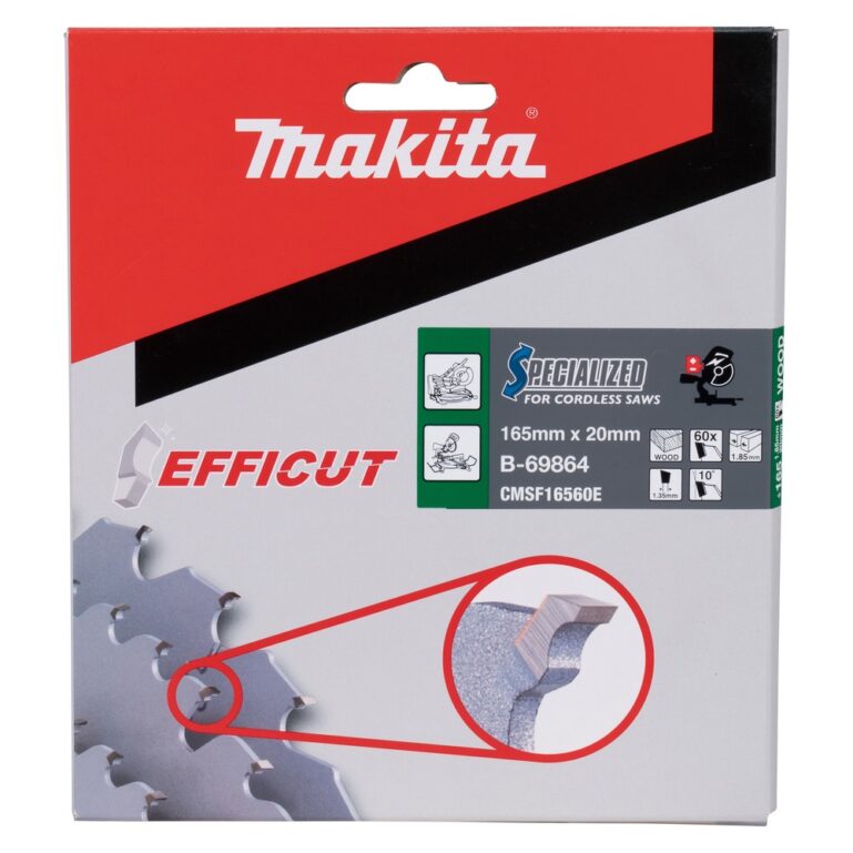 SAEKETAS MAKITA 165*20/60T/1,85  B-69864 EFFICUT - Image 3