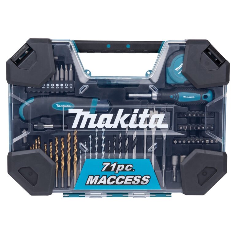 OTSAKUTE JA PUURIDE KOMPLEKT 71 OSA MAKITA E-22589