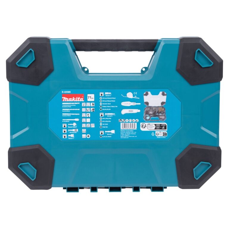 OTSAKUTE JA PUURIDE KOMPLEKT 71 OSA MAKITA E-22589 - Image 4