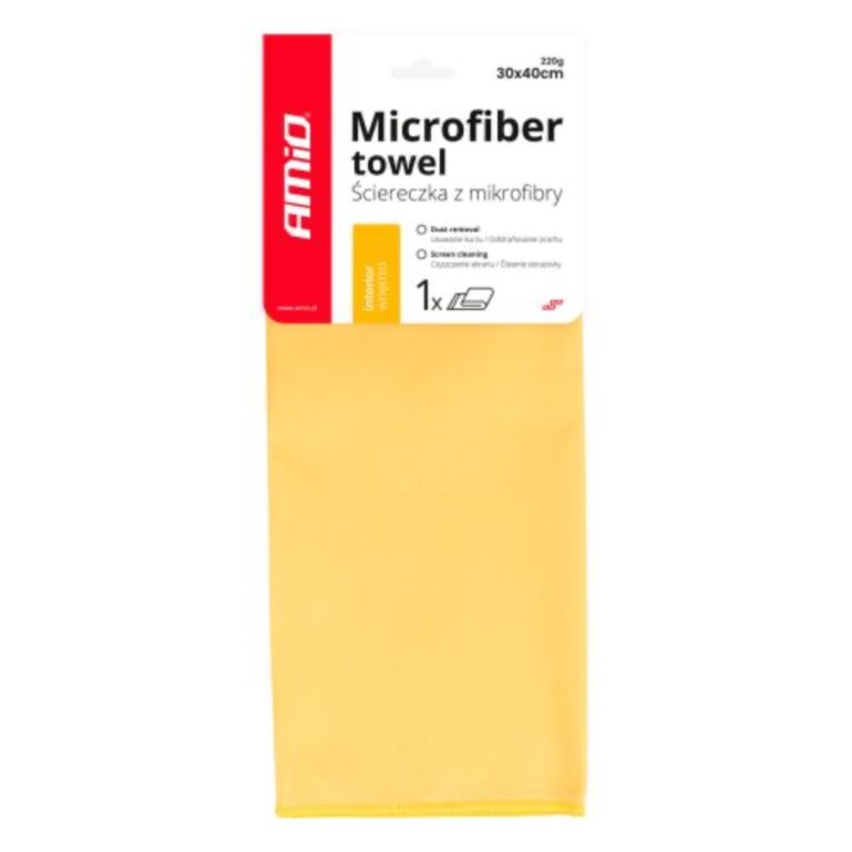 MIKROFIIBER INTERJÖÖRI PUHASTUSLAPP AMIO 30*40CM