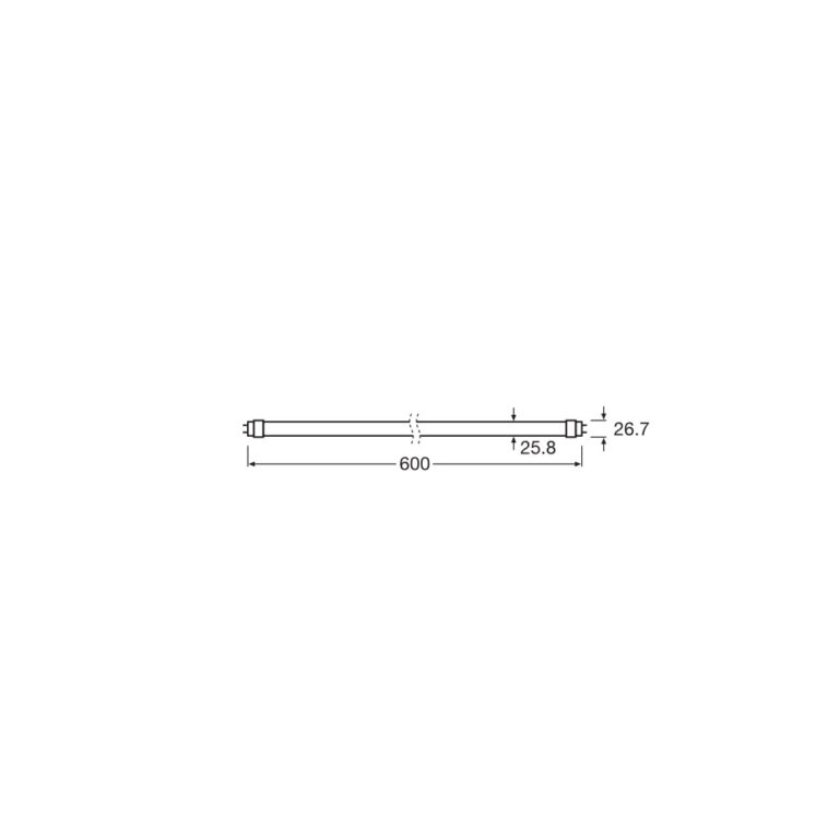 LED TORU 18 6,6W/840 600MM KÜLM VALGUS OSRAM - Image 2