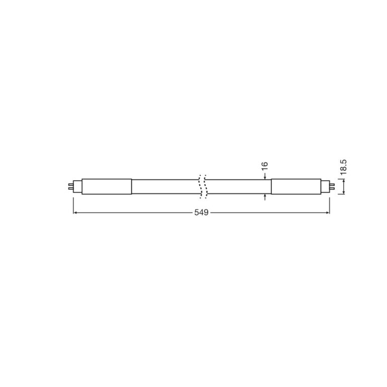 LED TORU T5 14 7W/830 549MM SOE VALGUS HE AC220V OSRAM - Image 2