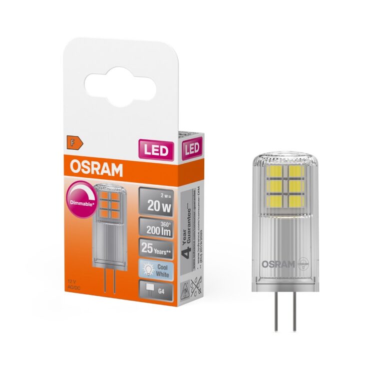 LED PIRN G4 2W/840 12V 200LM DIMMERDATAV OSRAM - Image 3