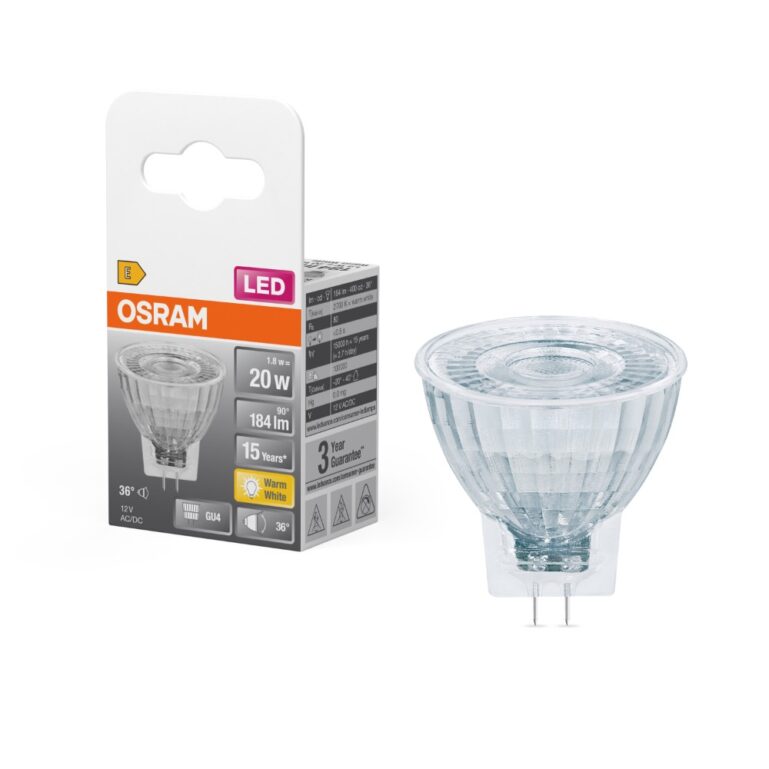 LED PIRN MR11 20 2,5W GU4 12V 184LM OSRAM - Image 3