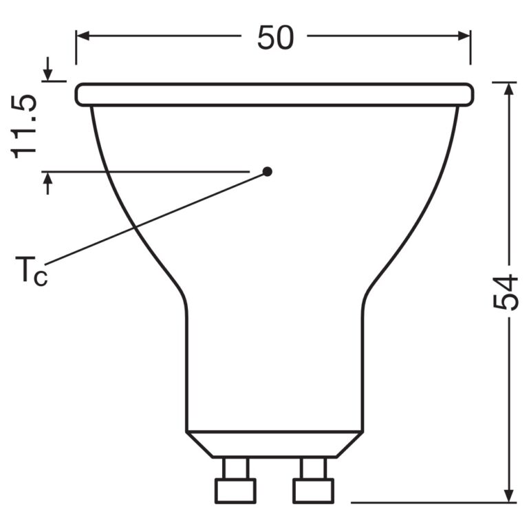 LED PIRN GU10 4,5W SOE 350LM DIMMERDATAV OSRAM - Image 2