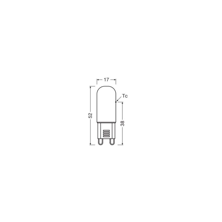 LED PIRN G9 2,6W SOE 300LM OSRAM - Image 2